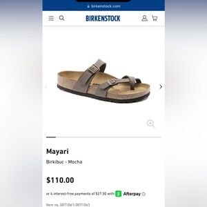 Birkenstock Mayari Brown Sandals